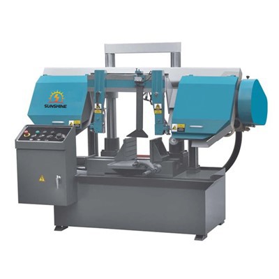 Metal Çelik Şerit Testere İçin Yatay Şerit Testere Kesme Makinesi